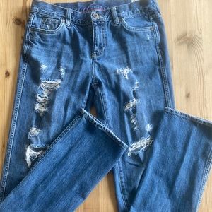Two by Vince Camuto Distressed Jeans